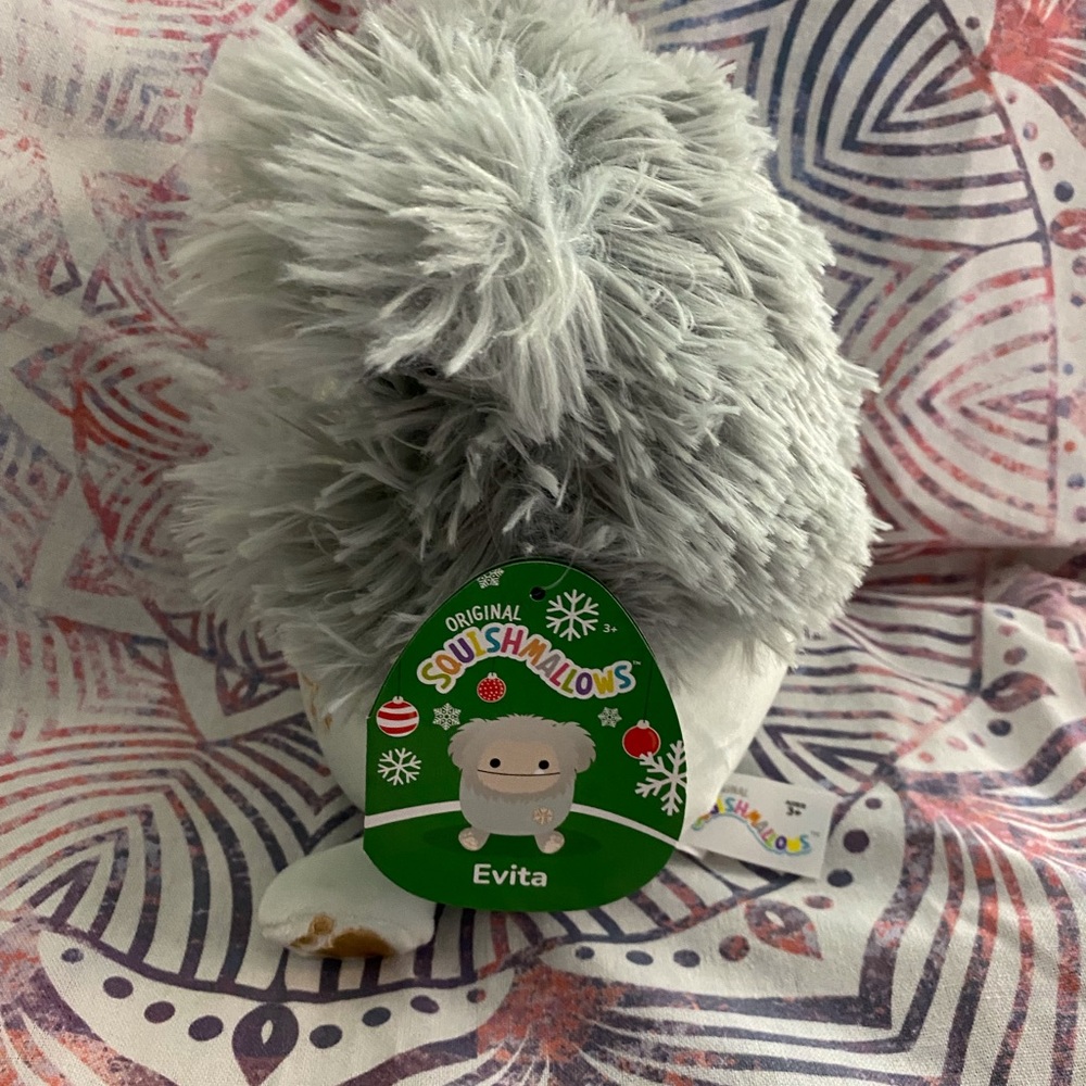 NWT squishmallows Squishmallow evita the big foot Christmas plush - Picture 2 of 6